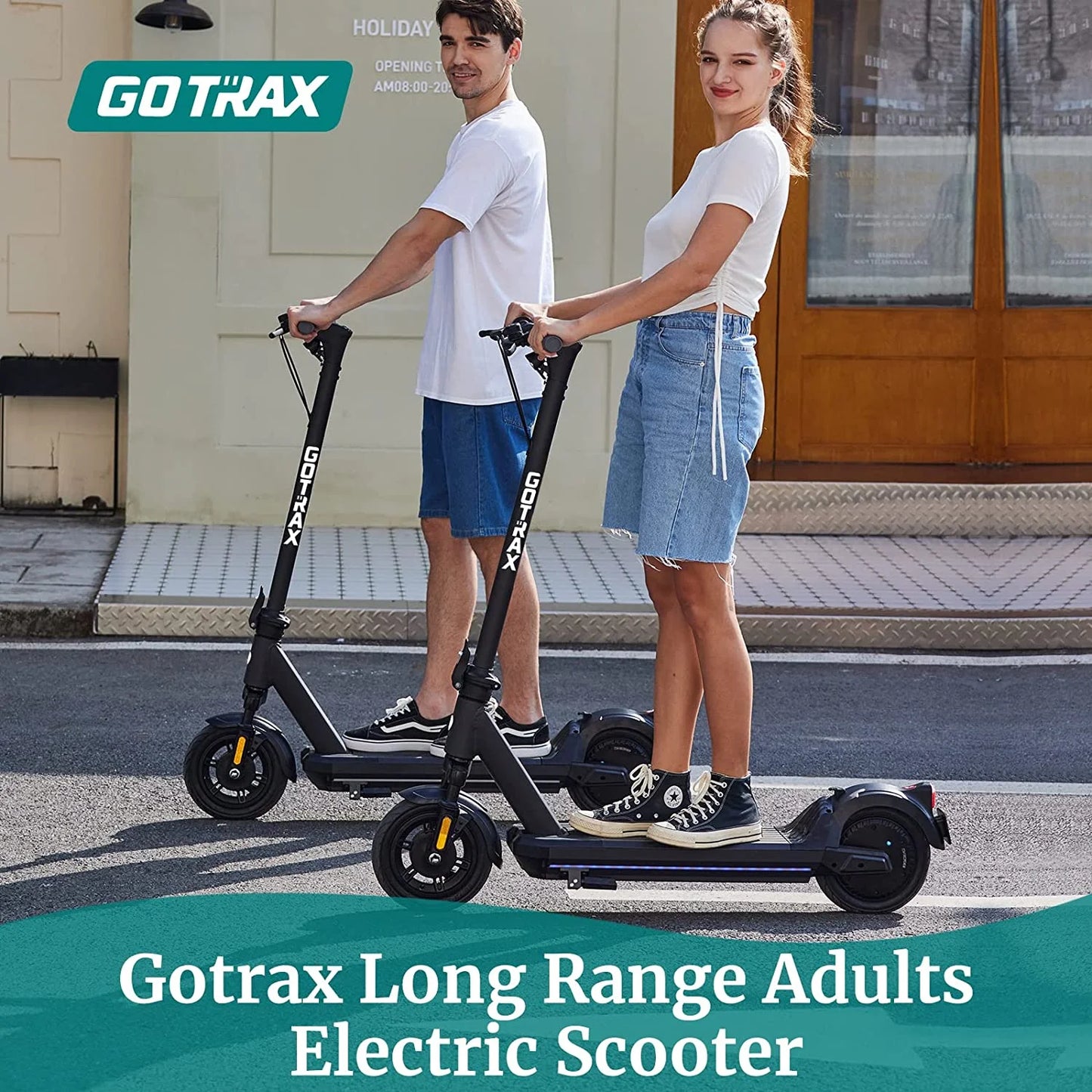 G5 Adults Electric Scooter, Peak 750W 48V 10" Air-Filled Tires 20Mph Folding Electric Scooter with Duble Suspension, Grey