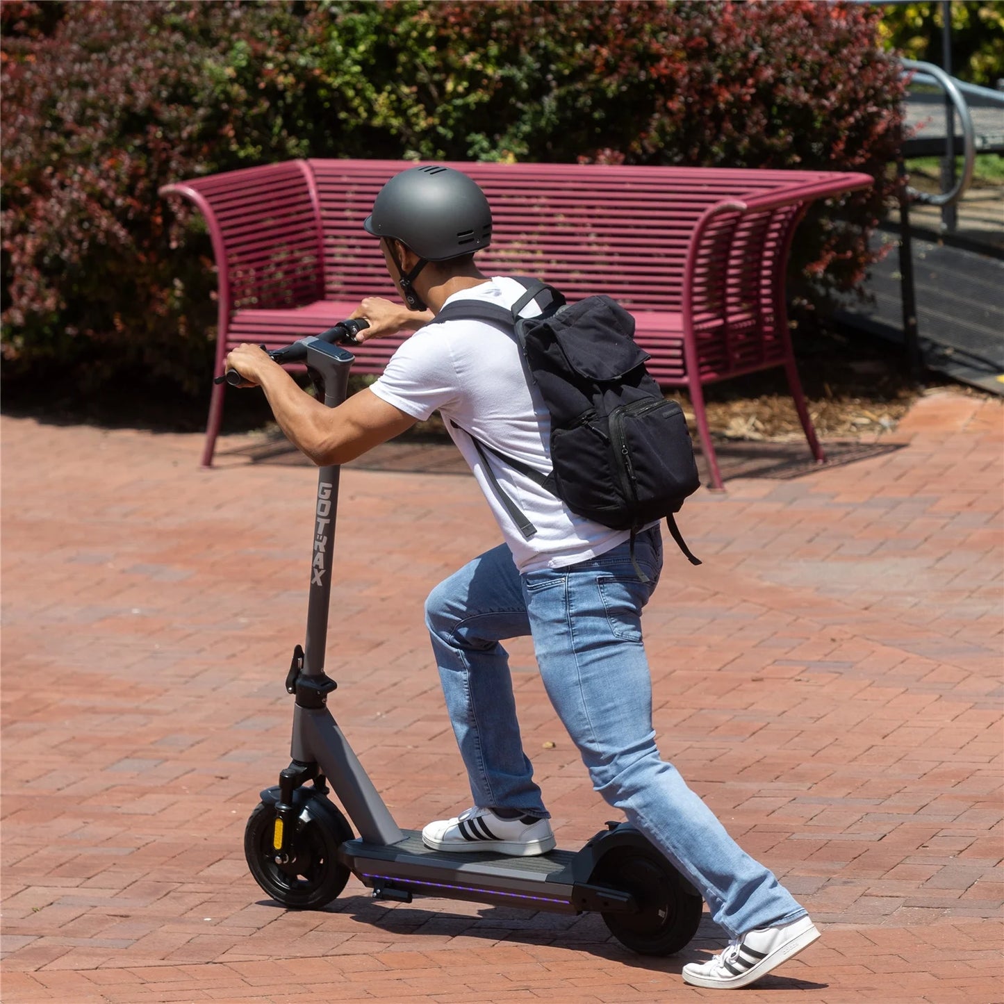 G5 Adults Electric Scooter, Peak 750W 48V 10" Air-Filled Tires 20Mph Folding Electric Scooter with Duble Suspension, Grey
