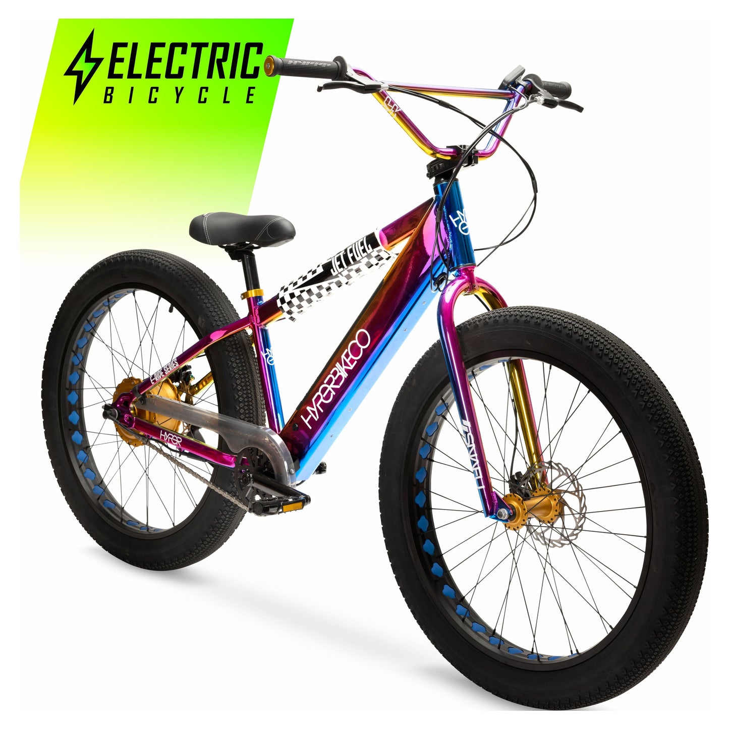 Jet Fuel 26" 36V Electric BMX Fat Tire E-Bike for Adults, Pedal-Assist, 250W Motor